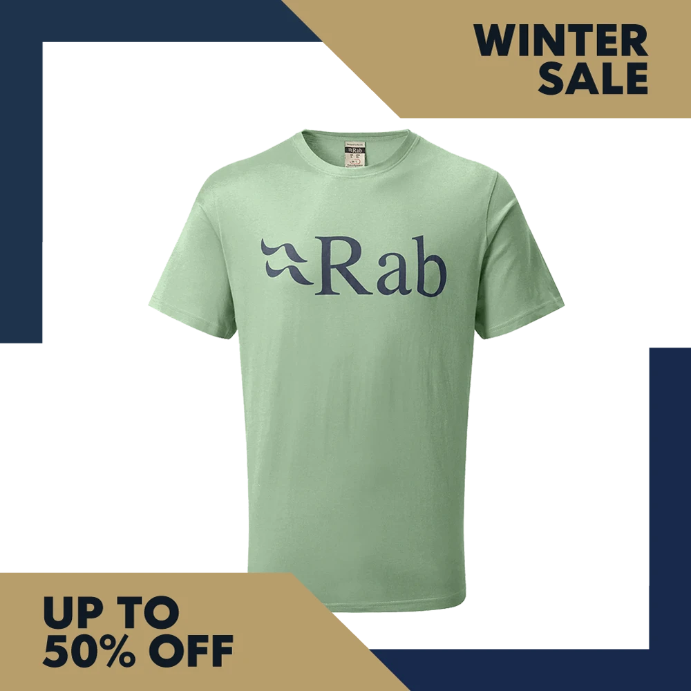 Rab Stance Logo SS Tee Men's Silverpine S 1 Rab Stance Logo SS Tee Men's Silverpine S