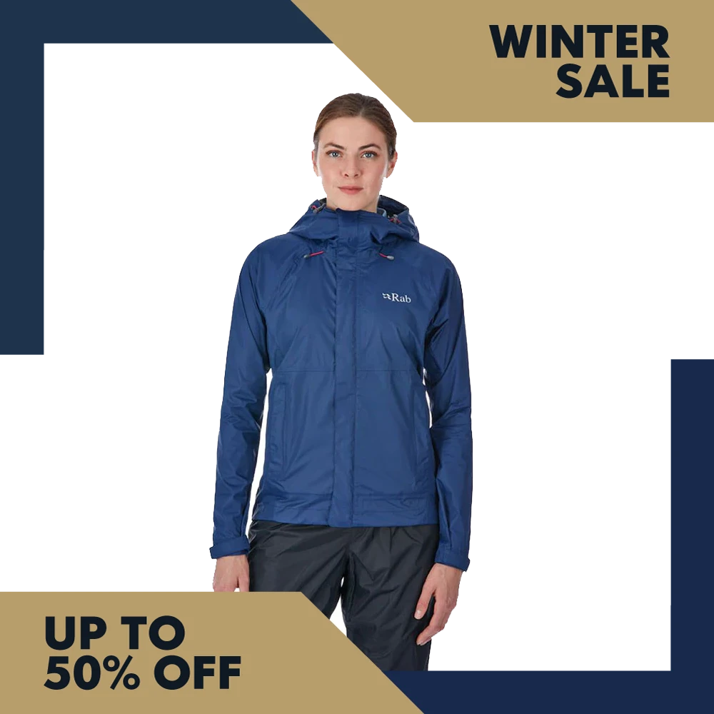 Rab Downpour Jacket Women's - Twilight 1 Rab Downpour Jacket Women's - Twilight