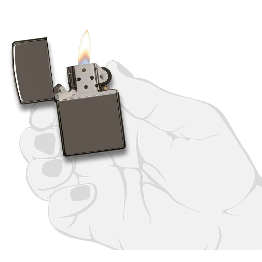 Zippo 150 Classic Black Ice® - Refillable Windproof Lighter 4 Zippo 150 Classic Black Ice® - Refillable Windproof Lighter - Image 4