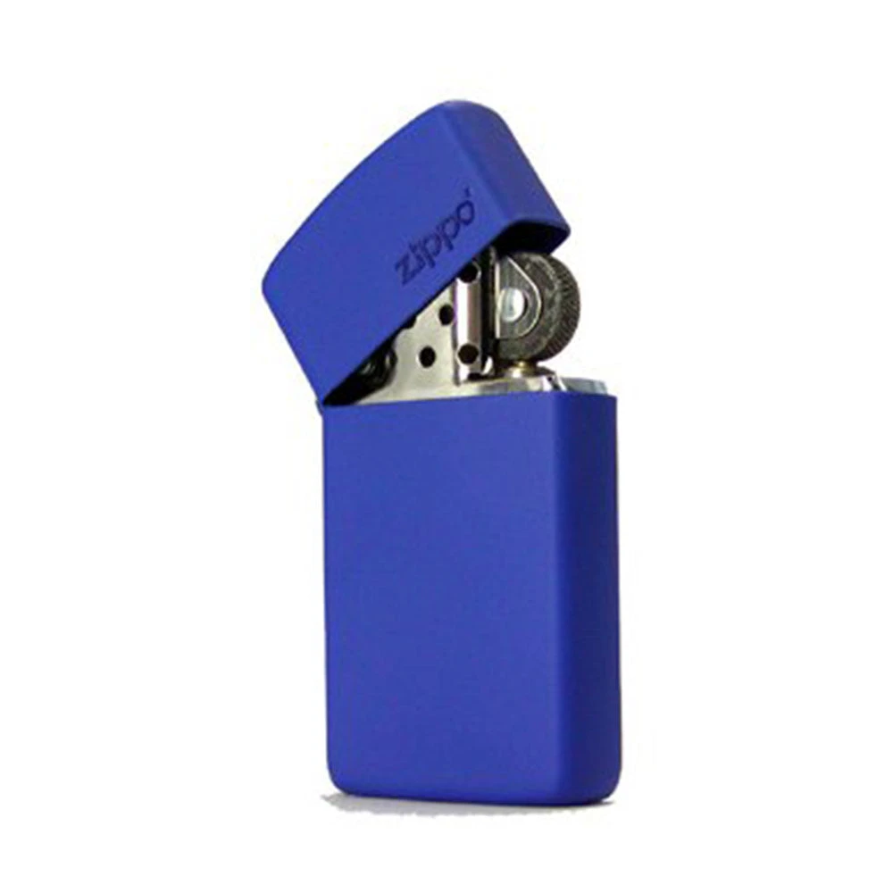 Zippo 1630ZL Slim Royal Blue Matte With Zippo Logo - Refillable Windproof Lighter 2 Zippo 1630ZL Slim Royal Blue Matte With Zippo Logo - Refillable Windproof Lighter - Image 2