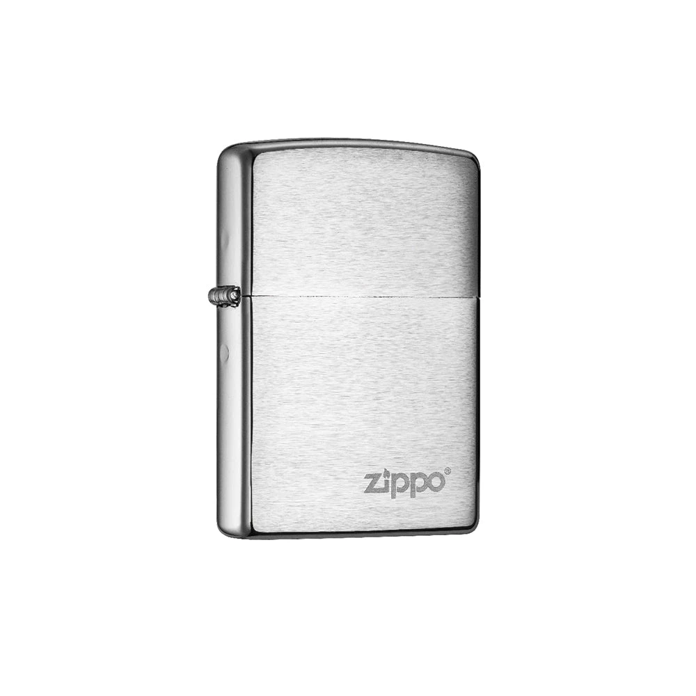 Zippo 200zl Classic Brushed Chrome With Zippo Logo - Refillable Windproof Lighter 1 Zippo 200zl Classic Brushed Chrome With Zippo Logo - Refillable Windproof Lighter