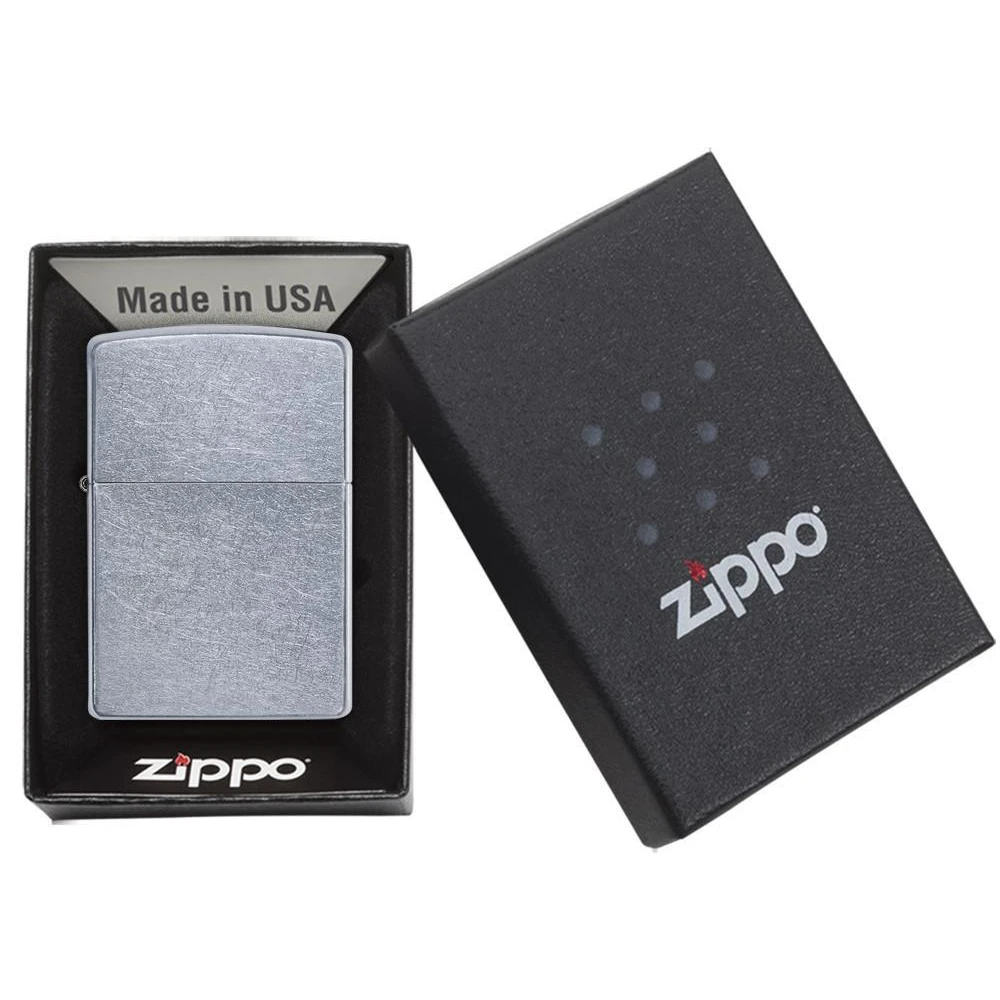 Zippo 207 Classic Street Chrome - Refillable Windproof Lighter 3 Zippo 207 Classic Street Chrome - Refillable Windproof Lighter - Image 3