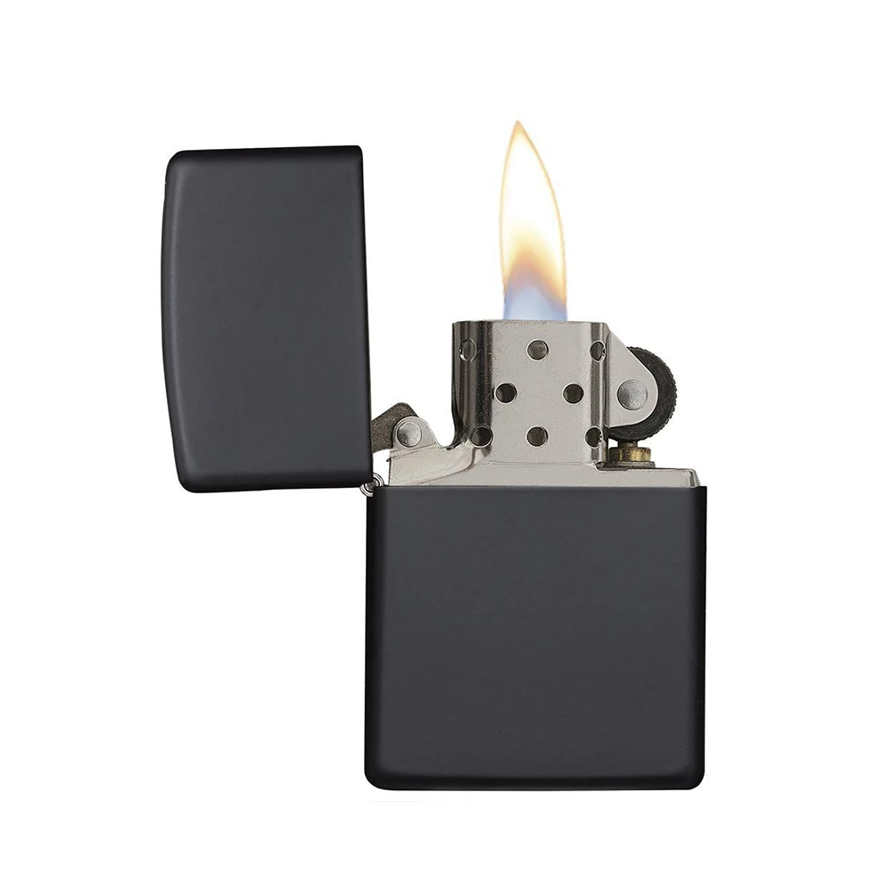 Zippo 218 Classic Matte Black - Refillable Windproof Lighter 2 Zippo 218 Classic Matte Black - Refillable Windproof Lighter - Image 2