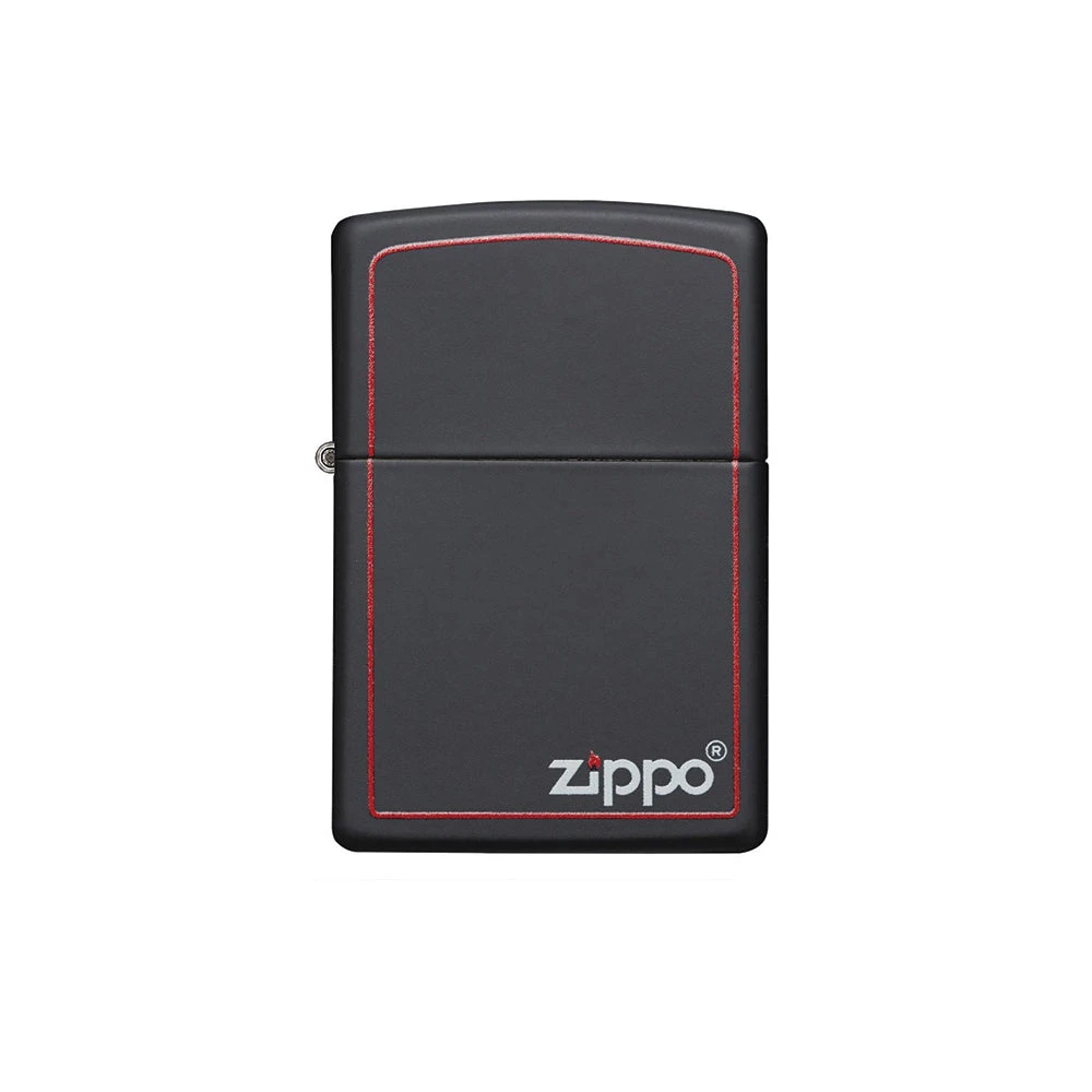 Zippo 218ZB Classic Black And Red Zippo - Refillable Windproof Lighter 1 Zippo 218ZB Classic Black And Red Zippo - Refillable Windproof Lighter