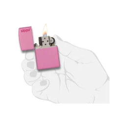 Zippo 238ZL Pink Matte With Zippo Logo - Refillable Windproof Lighter 7 Zippo 238ZL Pink Matte With Zippo Logo - Refillable Windproof Lighter -Montanic Store zippo 238zl 4
