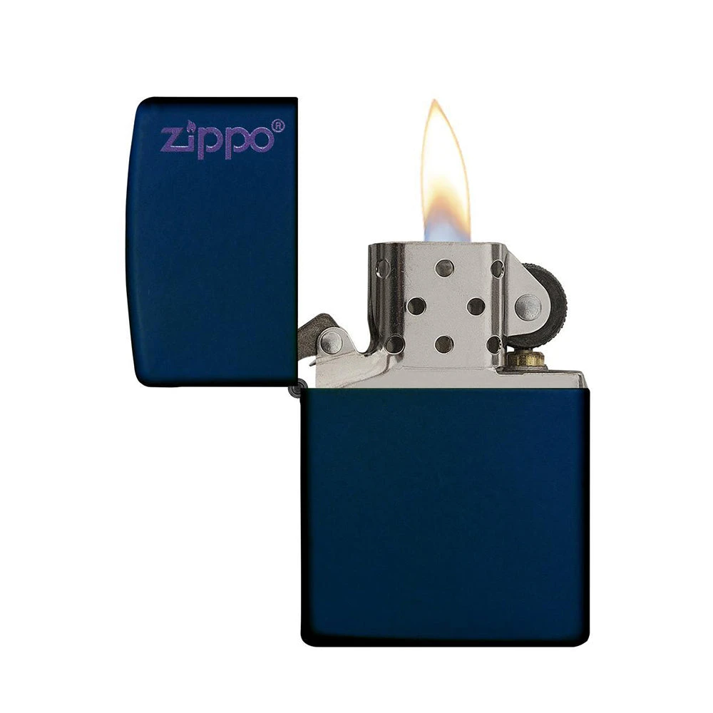 Zippo 239ZL Navy Matte With Zippo Logo - Refillable Windproof Lighter 2 Zippo 239ZL Navy Matte With Zippo Logo - Refillable Windproof Lighter - Image 2